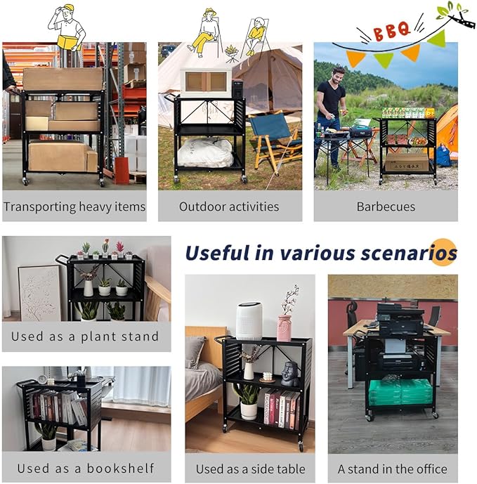 Lumizone Foldable Tool Cart - Image 5