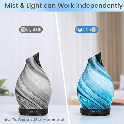 Essential Oil Diffuser, 120ML Glass Aromatherapy Diffuser - Image 3