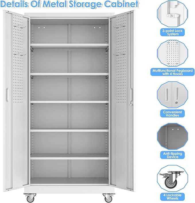 SUXXAN Garage Storage Cabinet - Image 4