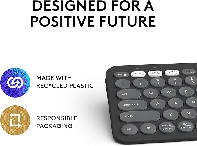 Logitech Pebble Keys 2 K380s, Slim and Portable, Easy-Switch - Image 11