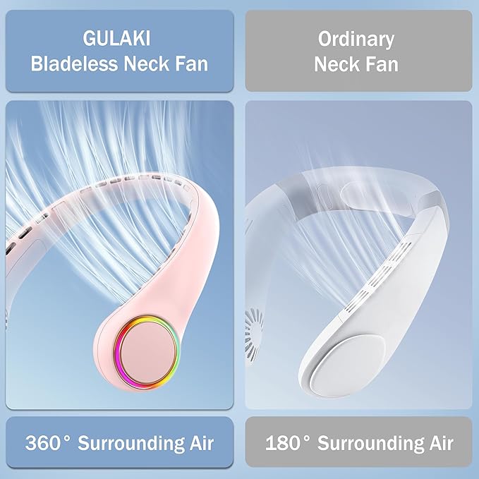 GULAKI Portable Neck Fan, Personal Fan - Image 7