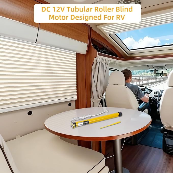 AM25-1.2/30-D DC 12V Tubular Roller Blind Motor – Built-in Mechanical Limit - Image 3