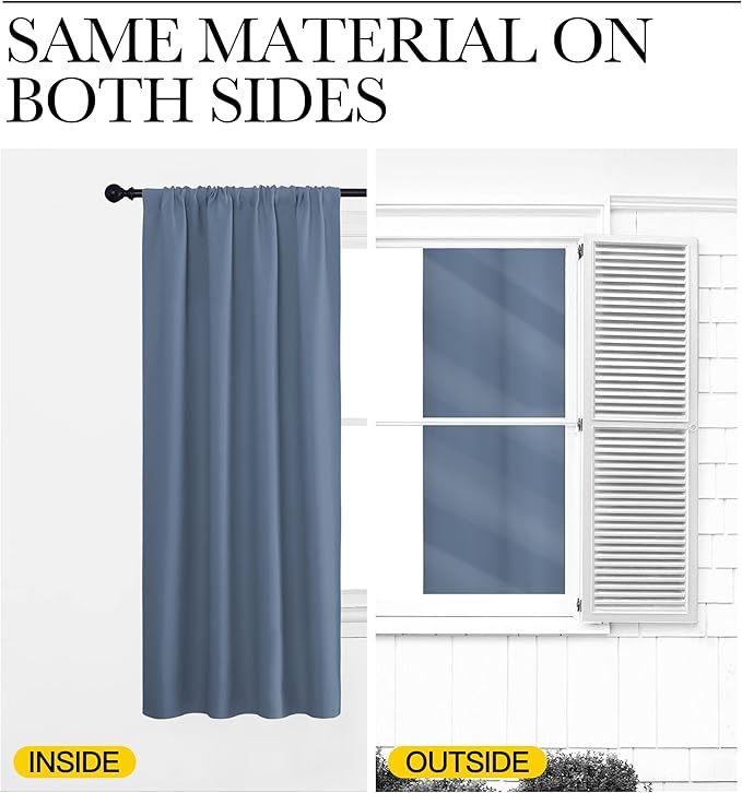 NICETOWN Room Darkening Curtains - Image 5