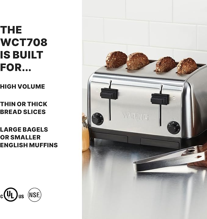 Waring Four-Compartment Pop-Up Toaster - Image 2
