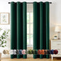 MIULEE Hunter Green Blackout Curtains by MIULEE