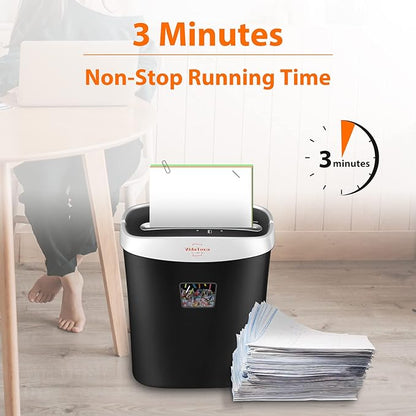 Paper Shredder for Home Office10-Sheet Cross-Cut Shredder - Image 4