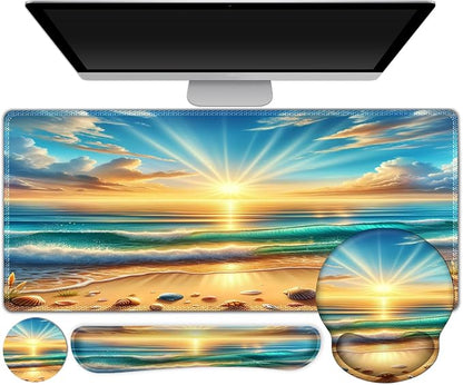 Gaming Mouse Pad, Large Desk Mat, Cute Desk Pad Protector, 4in1 XXL Mousepad + by ToLuLu