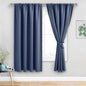 JIUZHEN Dusty Blue Blackout Curtains by JIUZHEN