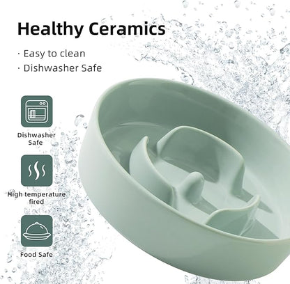 Ceramic 0.9 Cup Dog Bowl Slow Feeder - Image 5