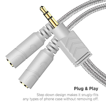 DUKABEL Headphone Splitter, AUX Splitter Cable - Image 8
