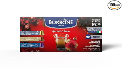 Caffè Borbone Limited Edition Holiday Variety Pack Aluminum Capsules Compatible by Caff%C3%A8BorboneAmerica