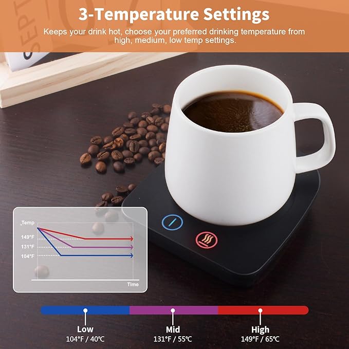 VOBAGA Mug Warmer& Coffee Mug Warmer - Image 3