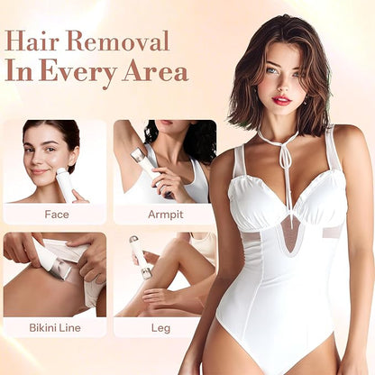 Bikini Trimmer for Women, 2 in 1 Electric Shaver for Women, Pubic Hair Trimmer - Image 4