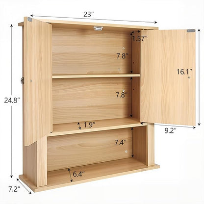 Bathroom Cabinet Wall Mount, Over The Toilet Storage Cabinet, Medicine Cabinet - Image 3