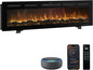 60 Inch WiFi-Enabled Recessed Electric Fireplace Inserts by Mystflame