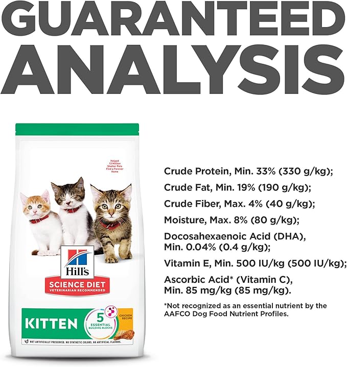 Hill's Science Diet Kitten, Kitten Premium Nutrition, Dry Cat Food, Chicken - Image 11