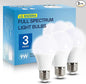 LQ BSDERA 3PK Full Spectrum Light Bulbs, 6000K Natural Light That Mimic Sunlight by Unknown