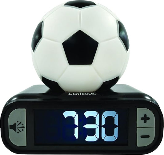 LEXiBOOK - Soccer Ball Digital Alarm Clock by Lexibook