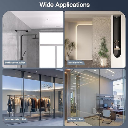 Shower Glass Support Bar, Both Sides Available, Frameless Bathroom Glass Clamp - Image 8