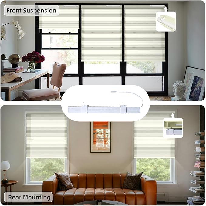 SmartWings Motorized Cellular Shades, Honeycomb Blinds Compatible - Image 8