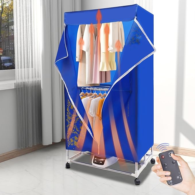 Portable Clothes Dryer, 110V Clothes Dryer Portable Travel Dryer Machine - Image 3
