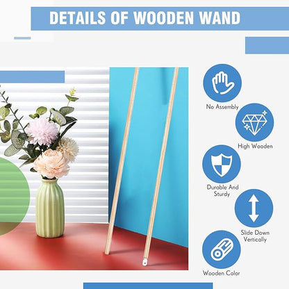 Bokon 2 Pieces Blind Wand Vertical Blinds Stick Replacement - Image 3