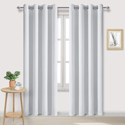 DWCN Room Darkening Curtains for Living Room, Thermal Insulated Bedroom Drapes by DWCN