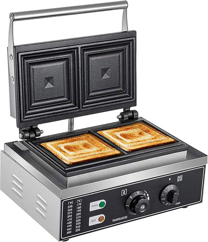 CNCEST Commercial Sandwich Maker, Electric Sandwich Machine Toaster and by CNCEST