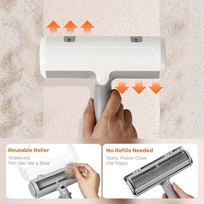 SESAMIU Reusable Pet Hair Remover Roller - Image 2