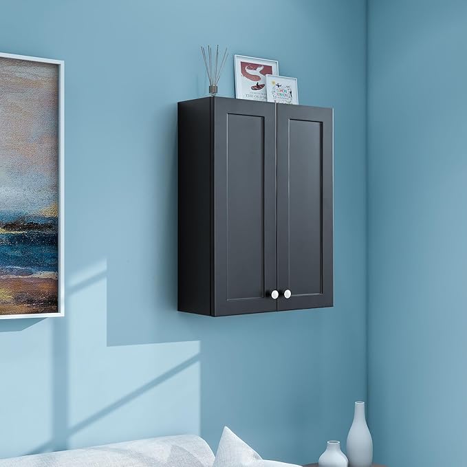 Matte Black Wall Mount Medicine Cabinet - Image 3