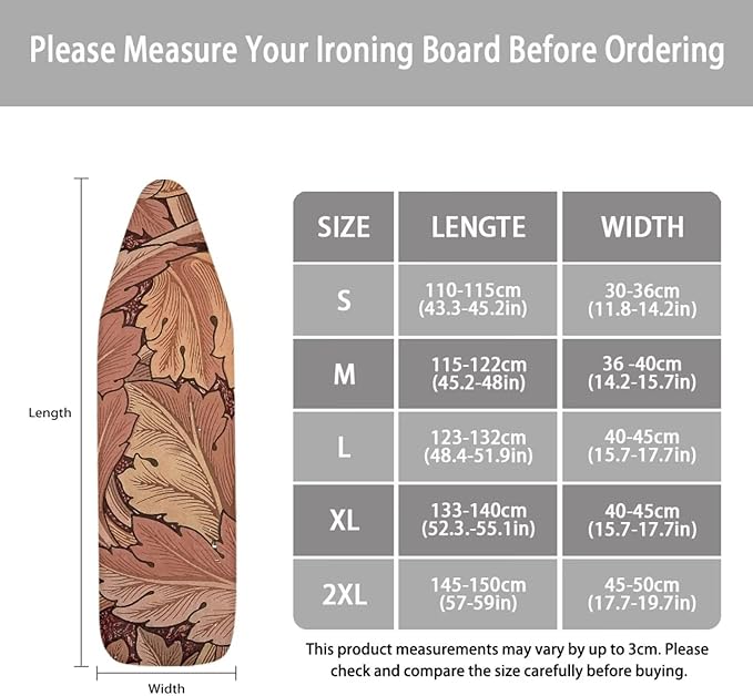 ZCFYGDX Easy Installation 18 x 58 Ironing Board Covers - Image 6