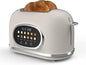 Rae Dunn Retro Digital Electric Toaster, 2 Slice Stainless Steel Toaster by RaeDunn