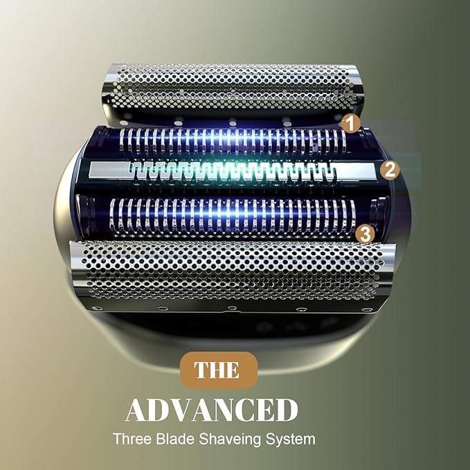 Tulzim Electric Foil Shaver for Men: Portable Electric Razor for Beard/Face - Image 2