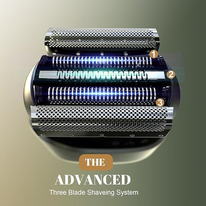 Tulzim Electric Foil Shaver for Men: Portable Electric Razor for Beard/Face - Image 2