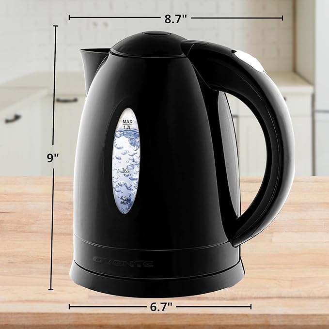 OVENTE Electric Kettle, 1.7L Fast Boiling Water Heater - Image 6