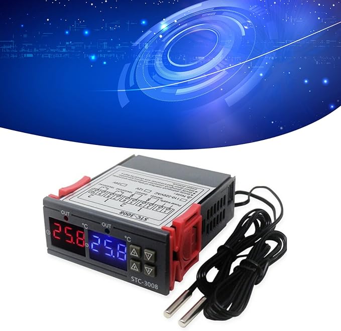 Oumefar Digital Display Intelligent Temperature Controller Dual Control - Image 5