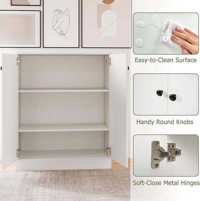 Giantex 2 Door Storage Base Cabinet - Image 6