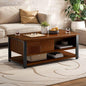 Bme Trapeze Coffee Table for Living Room – Modern Wooden Center Table by Bme