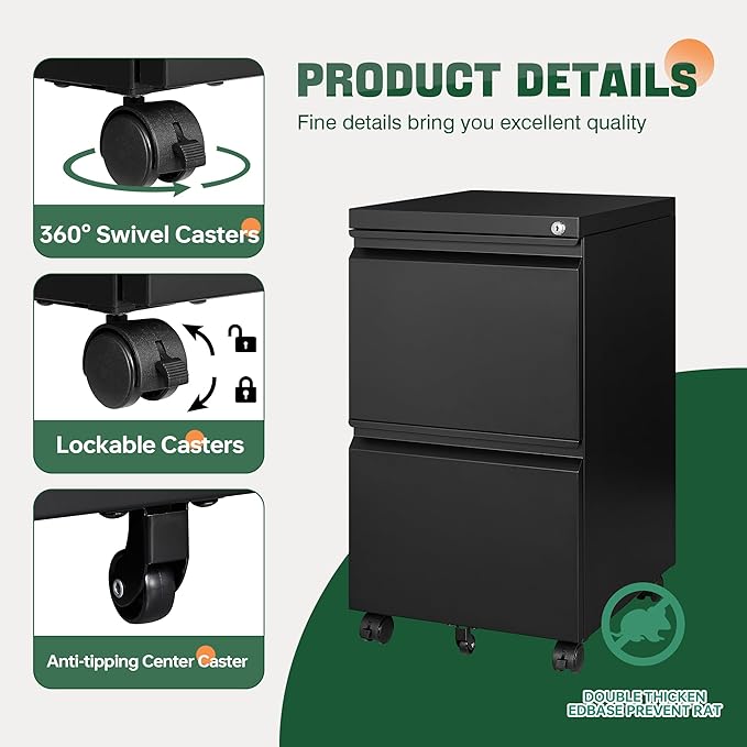 Letaya Mobile File Cabinet - Image 6