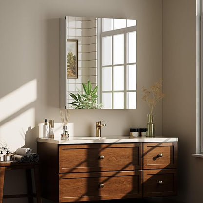 Bathroom Medicine Cabinet with Mirror, 30 Inch x 24 Inch Bathroom Mirror - Image 7