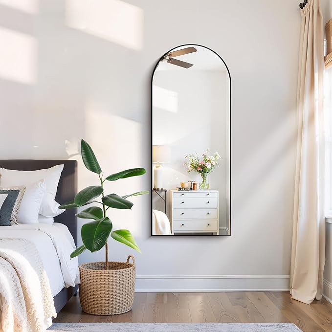 CIRCUMI Arched Wall Mirror, Metal Frame, Large Size - Image 4