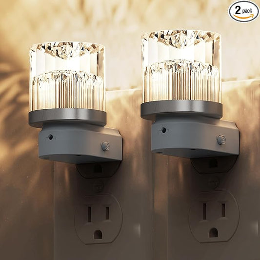 L LOHAS LED Night Light, 2 Pack Night Lights Plug into Wall, 3000K Soft Light by LLOHASLED