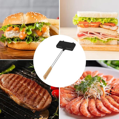 OUKENS Double Pie Irons Sandwich Maker, Campfire Cooking Equipment, Non-Stick - Image 7