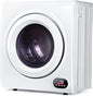 Euhomy Compact Laundry Dryer, 2.65 cu ft Front Load Stainless Steel Clothes by EUHOMY