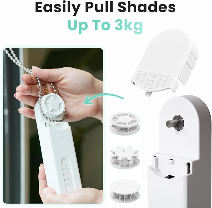 Aura Roller Smart Shade Driver, Remote Control & WiFi Dongle | Automate - Image 4