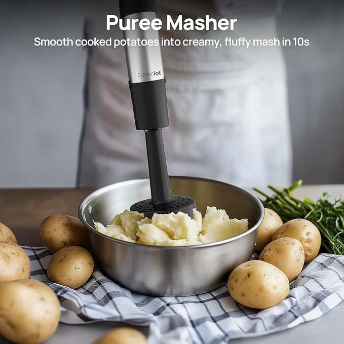 Consciot 7-in-1 Immersion Blender Handheld Max 1100W, Stick Emulsifier - Image 10