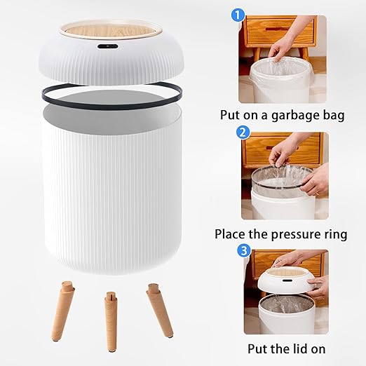 URALFA Motion Sensor Trash Can - Image 7