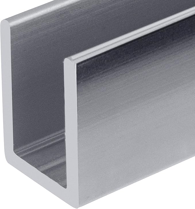 Brixwell SDCD38PS 316 Polished Stainless 3/8" Fixed Panel Shower Door Deep by Brixwell