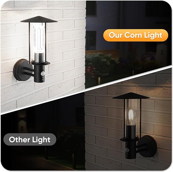 XYCN 2 Pack 300W Corn LED Light Bulb Fanless, 5000K Daylight E26/E39 Large - Image 5