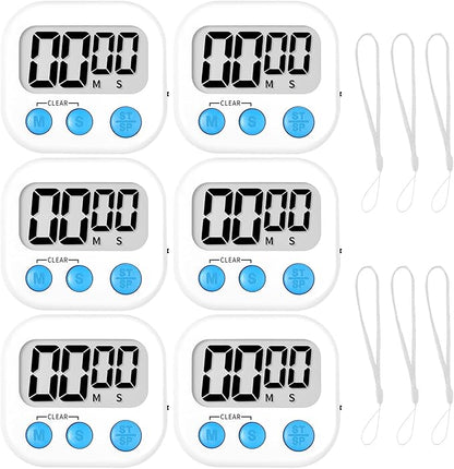 ZILLEEN Classroom Timer for Kids Teachers 6 Pack Digital Timers by ZILLEEN